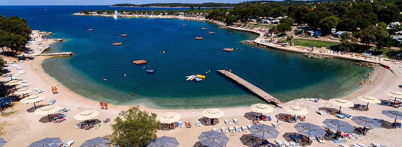 Istria Sun - Beach FKK AC Ulika in Porec, Istria, Croatia 